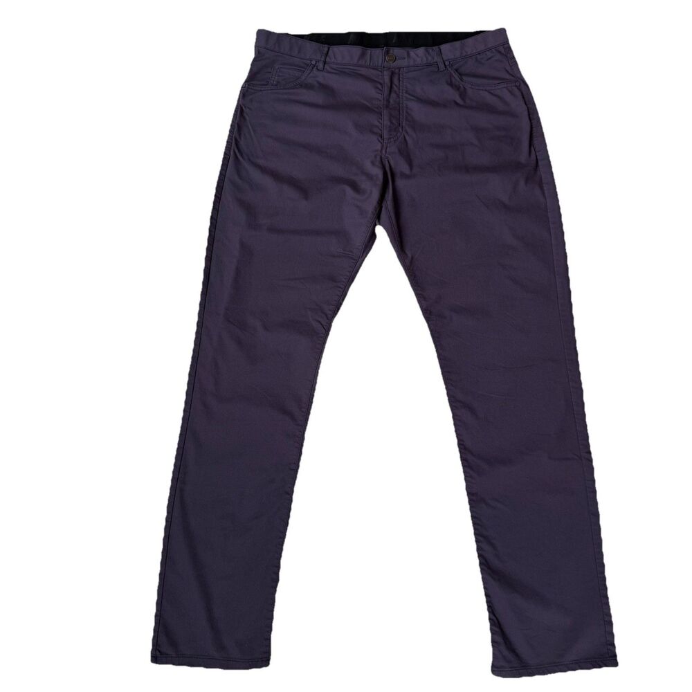 Nike Dri-FIT Slim Fit Golf Pants Mens 36x34 Purple 5-Pocket